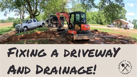 Mini Excavator & Skid Steer: Create Drainage Swale 